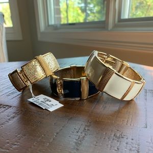 Bundle of three cuff bracelets. ⭐️NWT⭐️